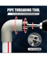 Heavy-Duty Pipe Threading Bit – Quick Connect & Clean Finish. 