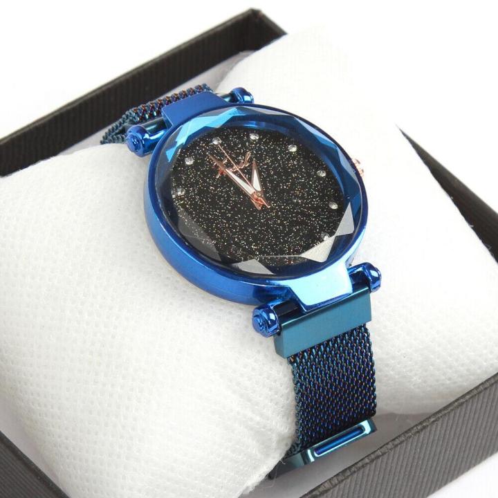Starry%20Sky%20Watch%20Women%20Luxury%20Mesh%20Band%20Stainless%20Steel%20Quartz%20Wristwatch%20Magnetic%20Buckle%20Lady%20Female%20Blue%20Watches%20Reloj%20Mujer%20-%20Image%203