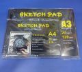 Sketch pad BLACK PAPER A4 size / 20 Black sheets. 