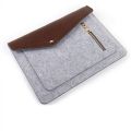 Jellyfin Needle Felt Business Carrying Laptop Sleeve 13 Inches – Silver. 