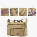Retro Men's Canvas Shoulder Messenger Bag Crossbody Satchel Travel Man's Bags. 