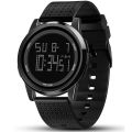 Embellet Watch For Men Silicone Rubber Sports Military Waterproof Digital Watch Black. 