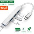 Tooya Multifunction usb hub extender Splitter docking station 4 port usb3.0 hub. 