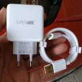 Original Super Vooc Flash 5V 4A Charger For Realme_ OPPO 5th Generation Original VOOC Fast Charger 5V/4A Charging for Reno 10X Z K3 Find X R17 Pro Realme_ X2 Pro X50 Pro 5 5 Pro X XT X2 Pro Fast Adaptor with Type-C Data Line Cable. 