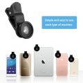 Fish Eye Lenses For iPhone Samsung Xiaomi Huawei Oneplus 7 Mobile Phone Camera Lens Kit Zoom Macro Fisheye Wide Angle With Clip-Red. 