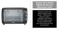 Black & Decker Toaster Oven Griller TRO55-B5 35 Litre Microwave Oven - Black. 