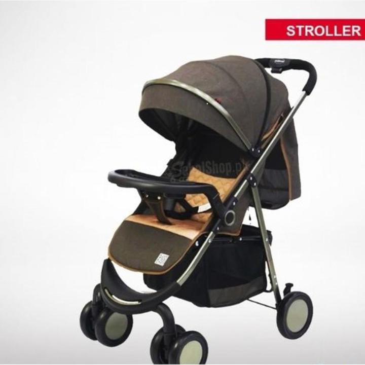 Prame for baby brown color stroller for kids Daraz.pk