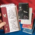 86 Sheets Binder Ring Flipping Flash Card DIY Combinable Study Cards Mini Cute Lined Memo Pad DIY Bookmark Blank Index Cards New. 