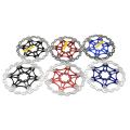Bicycle Disc Brake Floating Rotors 160/180/203mm Stainless Steel Alloy Six Holes MTB Mountain Bike Disk Plate. 