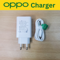Original Oppo Fast Charger + Data Cable  - Micro Usb and Type-C (Select Variation) - Quick Charge 4.0 - Super Fast Charging - Wall Charger - Oppo Charger. 