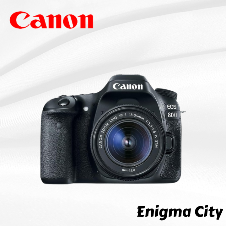 Canon 80D DSLR Camera With 18 - 55mm IS STM Lens F3.5 - 5.6