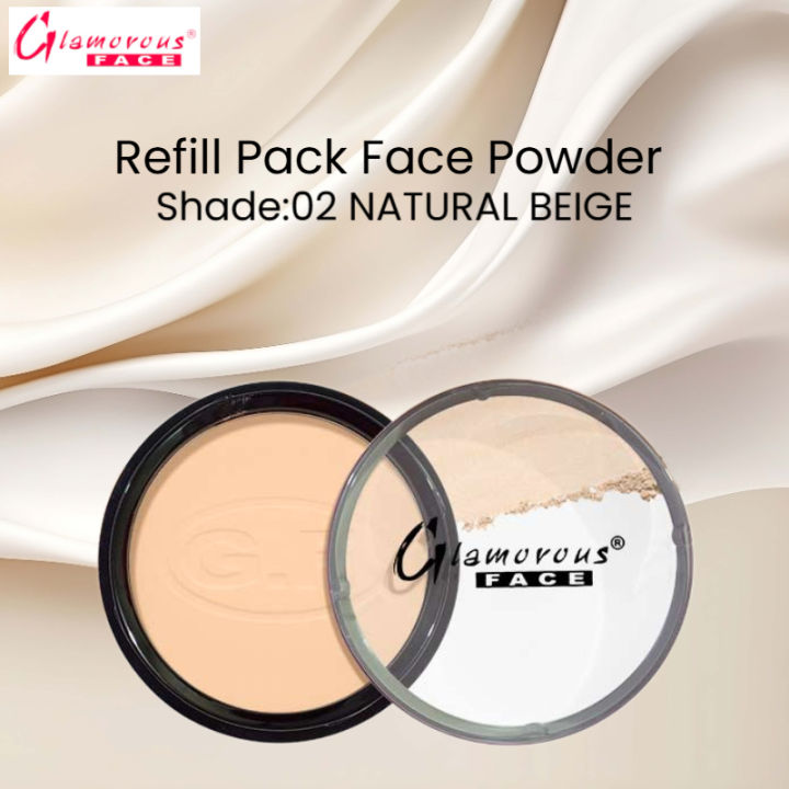 Glamorous%20Face%20Refill%20Pack%20Face%20Powder%20(Shade:02%20Natural%20Beige))%20-%20Image%202