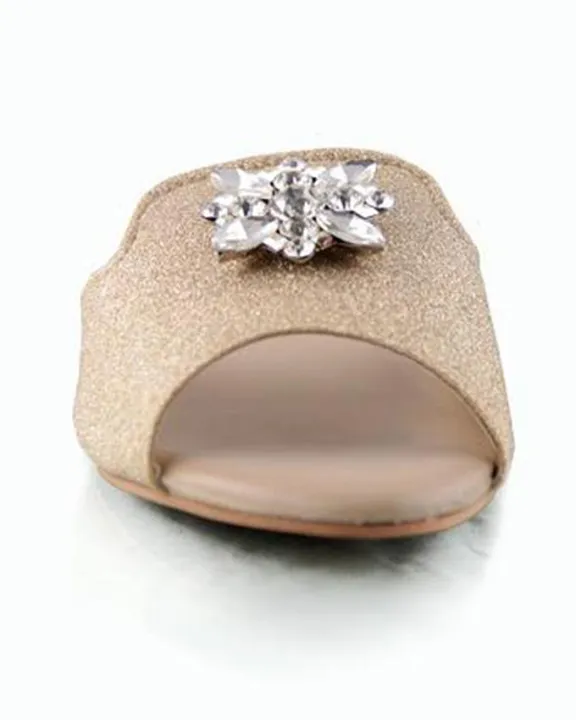 Dull%20Gold%20Faux%20Leather%20Shoes%20For%20Women%20-%20Image%206