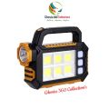 Solar Multi Light Source Portable Lamp Solar Powered & USB Charging Flashlight With Phone Charging Option Multifunctional LED Lamp With 3 Lighting Mode. 