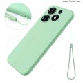 Casing Infinix Hot 40 X6836 / Hot 40i X6528B / Hot 40 Pro Case Candy Color Matte Soft TPU Pro Camera Phone Cover With Silicone Lanyard. 