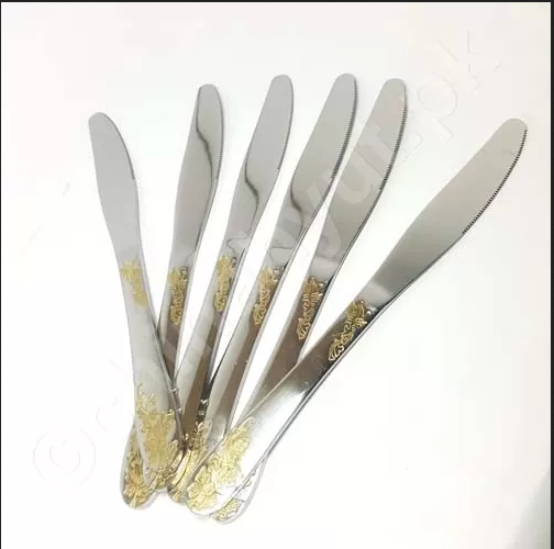 Stainless Steel Buter Knife 6pcs Pack Heavy Duty