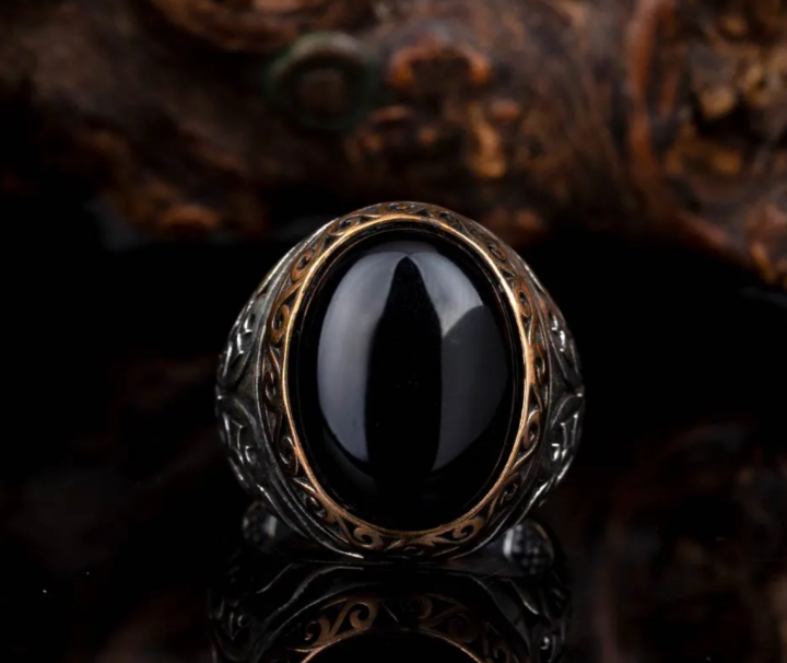 Elegant%20Oval%20Black%20Aqeeq%20Stone%20Silver%20Ring%20Turkish%20Ring%20for%20Men%20Rings%20for%20Husband%20Gift%20Ring%20For%20Boyfriend%20-%20Image%205
