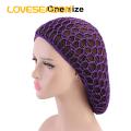 Crochet Hair Net Stylish Tangle-free Hair Nets Set of 3 Perfect for Shower Sleep Crochet Hats Hand Woven Mesh for Easy Use Southeast Asian Buyers' Favorite Medium Length Hair Net. 