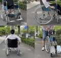 Standard Imported Wheelchair Folding for patients and hospitals. 