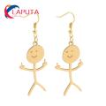 Drop Earrings Piercing Woman Trend Hip Hop Dangle Earrings. 