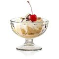 DELISOGA Dessert Bowl Set – 6 Piece Glassware Sweet Bowls | Clear Transparent Custard Serving Bowls | Elegant Dessert, Ice Cream & Sweet Dish Bowls. 