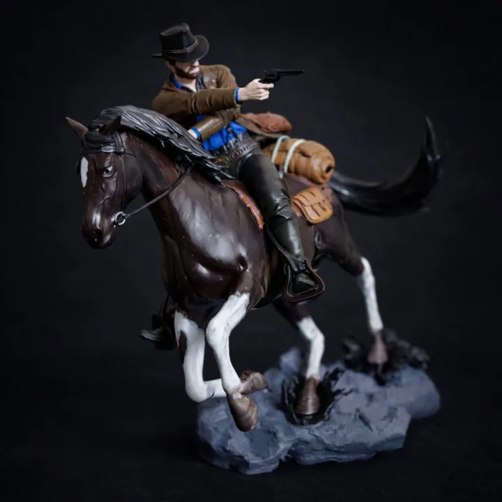 Arthur Morgan Red Dead Redemption 2 Action Figure Statue Hand Painted ...