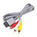 Original Nintendo Wii Composite AV Video Cable. 