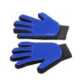 Pet Grooming Glove - Blue. 
