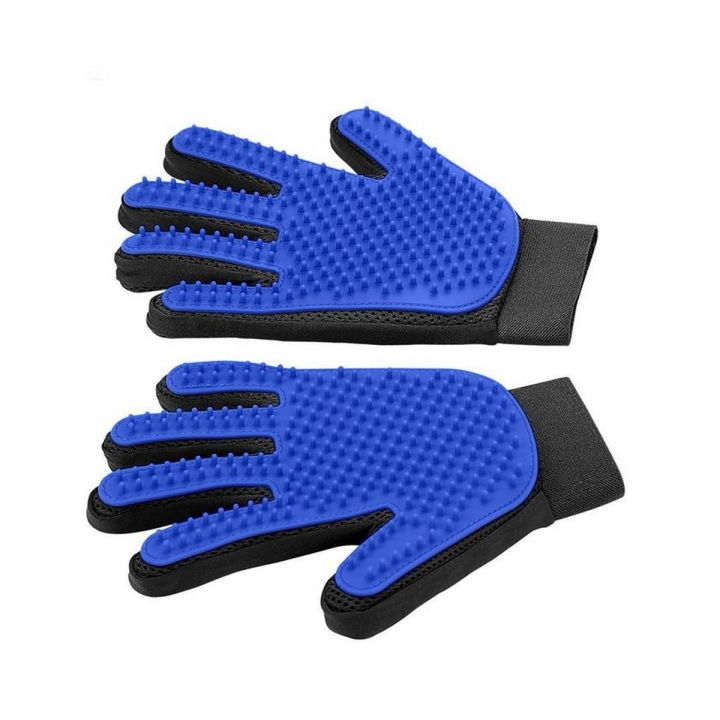 Pet Grooming Glove - Blue