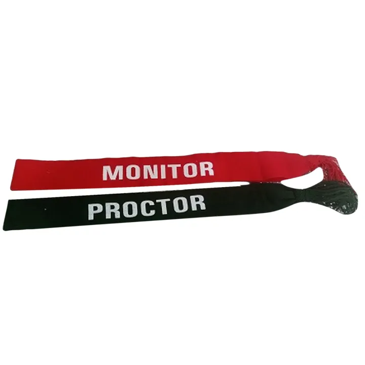 School Sash for students Proctor V Patti red+black sash