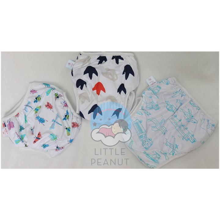 Pack Of 3 Reusable and Washable Training Pants leak proof cloth Diapers Panty Chaddi for Kids or Baby 2 layer protection