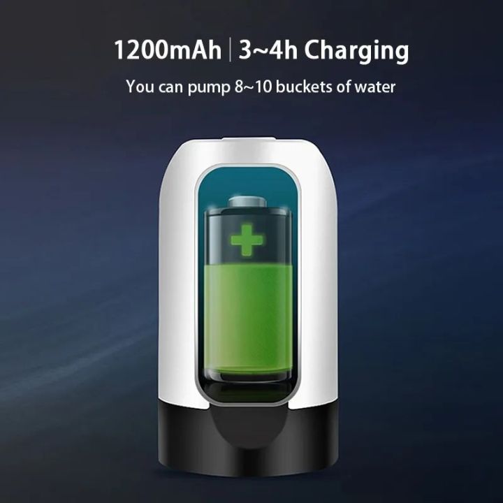 Electric Water Dispenser Pump Automatic Water Bottle Pump USB Charging ...