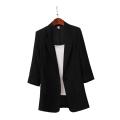 bellylady Women Summer Coat Cotton Linen Medium Long Loose Suit. 