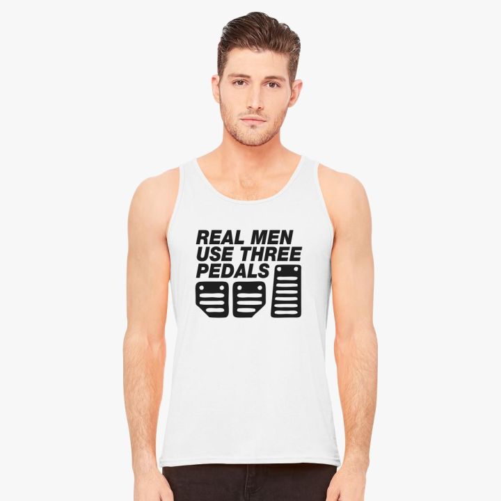 KHANANI'S Real men use three pedals shirts cotton sando for men