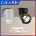 CANMEIJIA Spot Light 220V Foldable LED Downlights Track Lights Ceiling Lights 40W Surface Mounted Spotlight. 