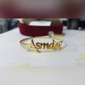 Right Choice 22k Gold Plated Personalized/Customized/Name Bangle For Women/Girl-Custom bracelet-Name bracelet-Gift Item-New Arrival 74126-pk. 