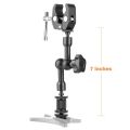 Magic Arm 7 inch Articulating Friction Arm Super Clamp Adjustable Rod Clamp Pliers Clip With 1/4 inch And 3/8 inch Thread For Dslr Camera Rig/Lcd Monitor/Led Lights/Flash Light. 