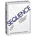 Sequence Board Game with Playing Board and Red Green & Blue Chips Strategy & War Games Board Game. 