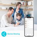 4 in 1 Maxcio Smart Wifi Socket Switch 2200W 10A with 2 USB Ports 2.1A and Smart Lamp, Smart Timer Switch, Smart Wlan WiFi Socket, Intelligent Smart Plug, Compatible with Alexa Google Home, App Control, Timing Function - 4 Switch per Pack. 