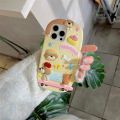 100% New Celebrity Trend+In Stock+COD Milk Yellow Cute Sausage Dog Cartoon Suitable for 13 Phone Cases iPhone 16 Promax New 15 Pro All Inclusive 12 Silicone 14 Anti Drop Cover 14 Pro Creative Niche 15 Women 16 Stereoscopic. 