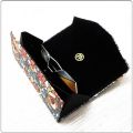 Folding Sunglasses Case Men and Women Fashion Foldable Spectacle Case Black Triangle Glasses Case. 
