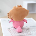 Cute Taiyaki Crossdressing Little Beaver Pendant Keychain Plush Doll Prize Claw Doll Doll Small Gift. 