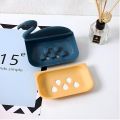 Flamingo Shape Soap Box, Self-Adhesive Soap Holder Dish - PP Plastic, Stylish and Durable Bathroom Storage Tray (1pc). 