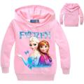 【BestGO】Cartoon Hoody Frozen Pattern Children Top. 