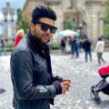 Black Guru Randhawa Oversize Square Fashion Sunglasses For Men / Glasses for Mens. 