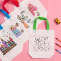 New Handbag For Kid Reuable Handbag DIY Graffiti Bag Kid' Eco-friendly Bag Art Party Goodie Bag. 