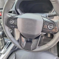 Steering Wheel Cover Trim Kit for Yaris 2023 2024 Southeast Asia Version Interior Spare Parts Carbon Fiber. 
