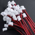 Male Connector Wires-50(+/-2%) x RC Connector Wire-Red, Black, White. 