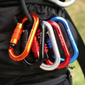 Green Home Safety Buckle Heavy Duty O-type Rappelling Climbing Carabiner. 