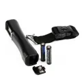Handheld 40kg Travel hanging fishing scale with blue backlight. 